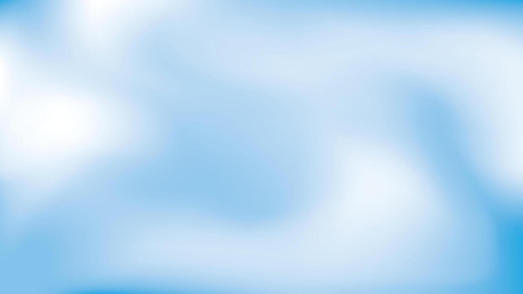 Beautiful clouds, abstract white and blue color gradient background, eps 10 vector