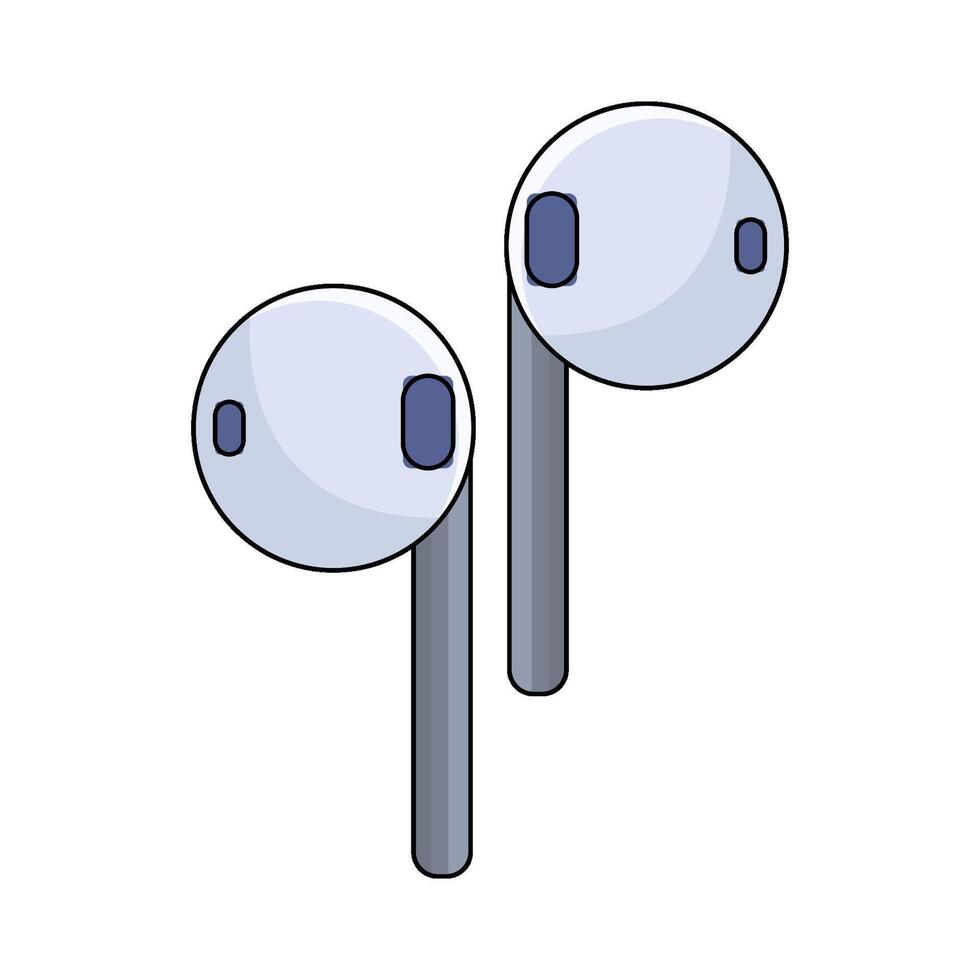 illustration of Earbud vector