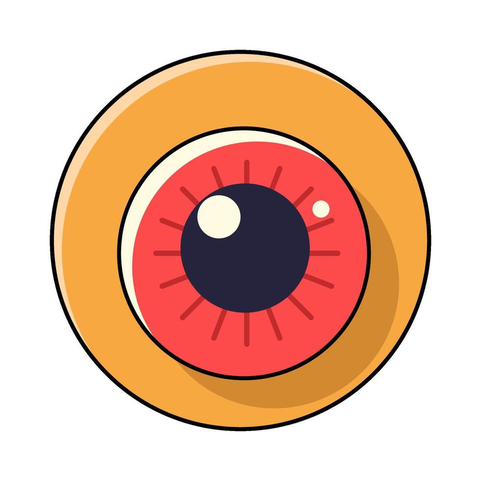 illustration of Red Eyes vector