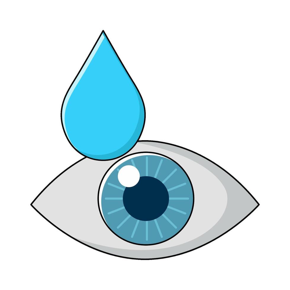 illustration of Eye Drops vector