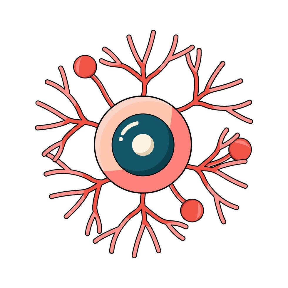 illustration of Nerve vector
