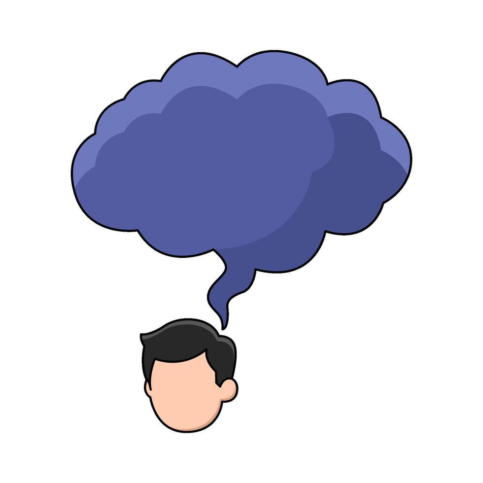 illustration of Inner Voice vector