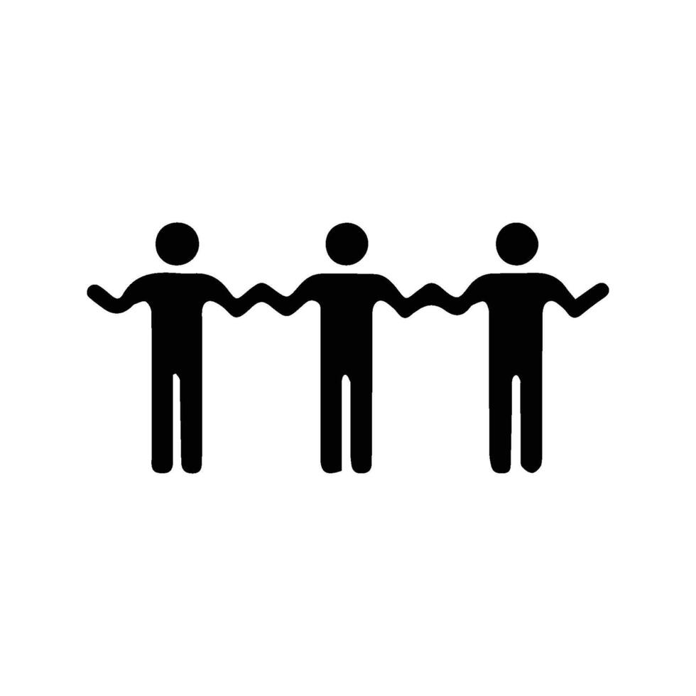 Standing Man Character. vector