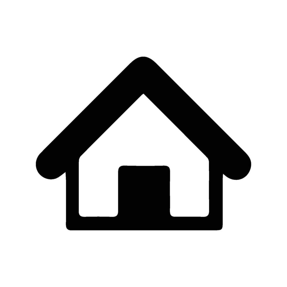 Simple Home Icon. vector
