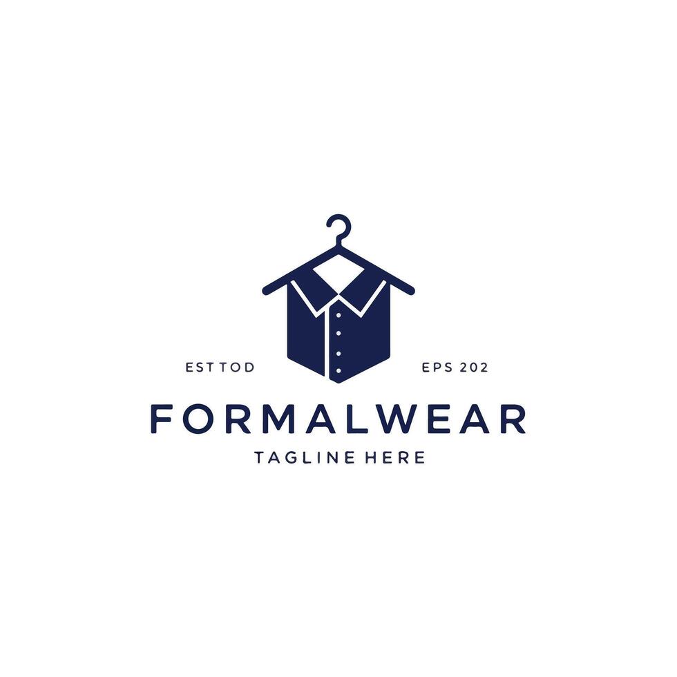 Formalwear logo design vector