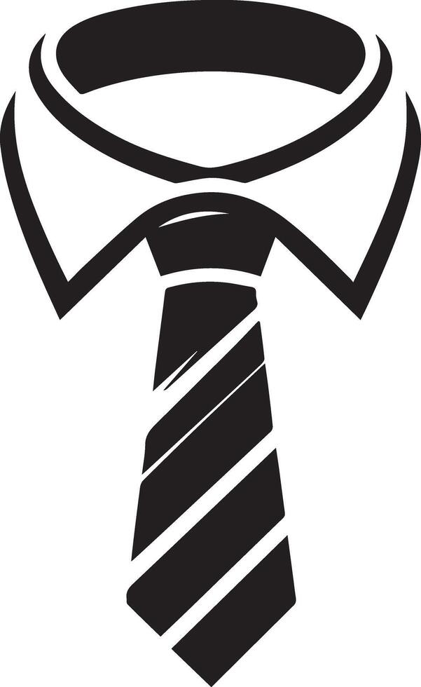 a black and white illustration of a tie vector