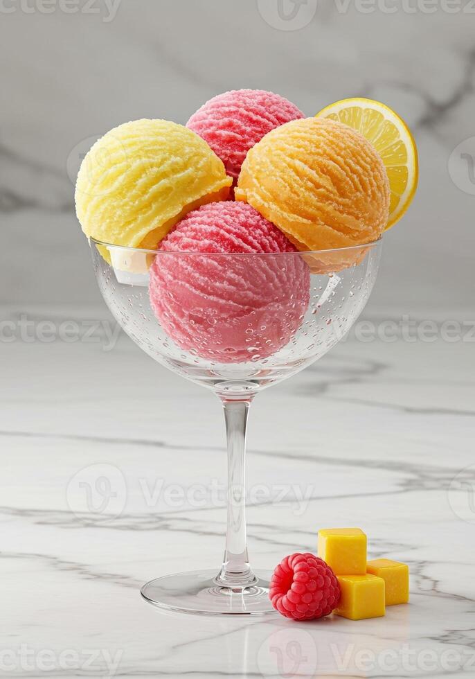 A bowl of ice cream photo