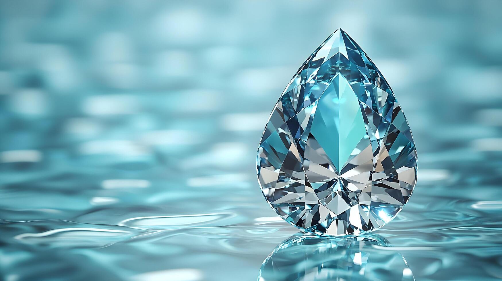 Diamond Clear Crystal Pear Shape photo