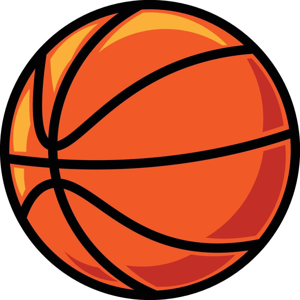this is a basketball icon vector
