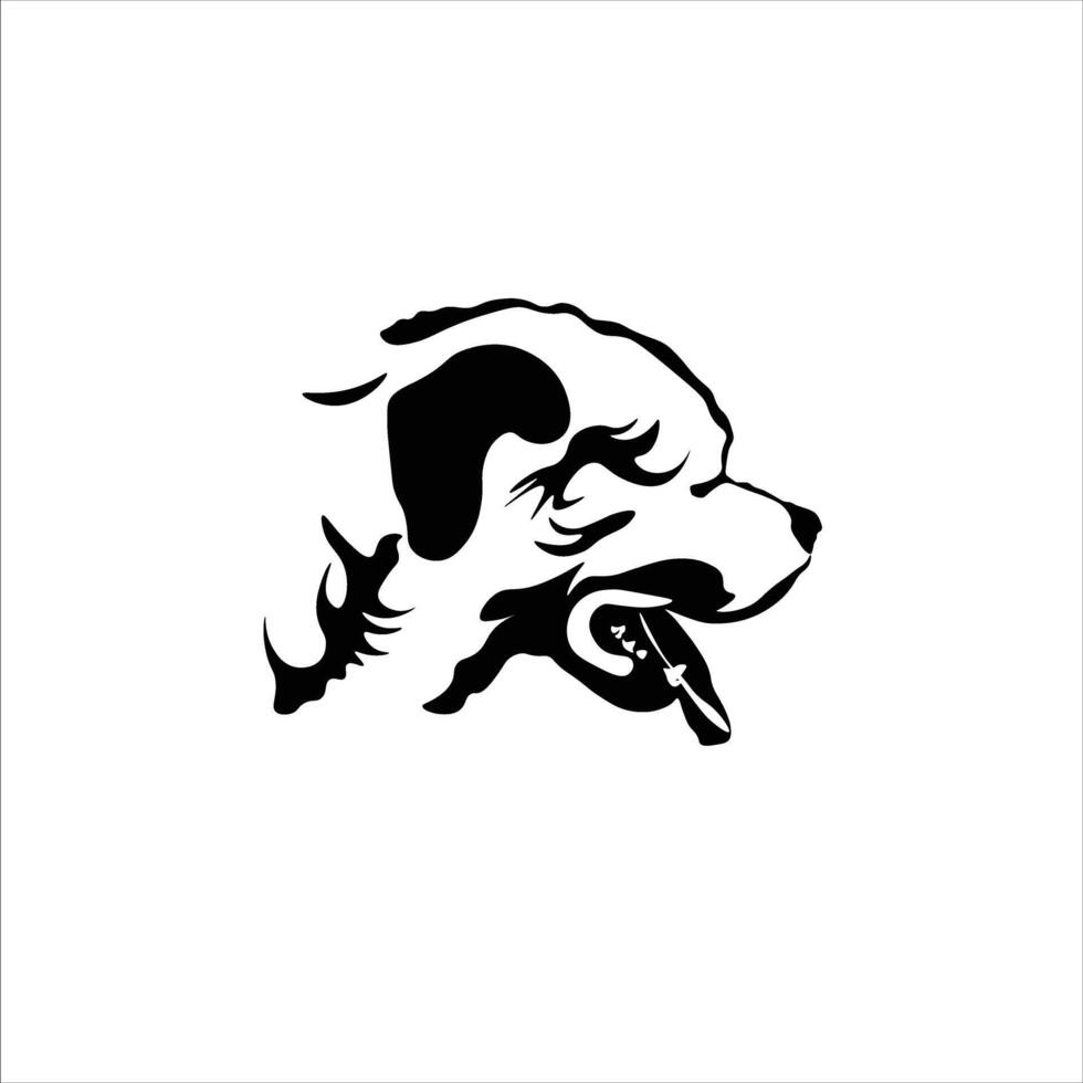 the tame dog is being taken for a walk vector