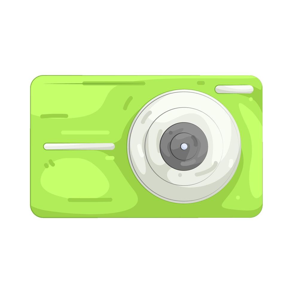 Illustration of Green Camera vector