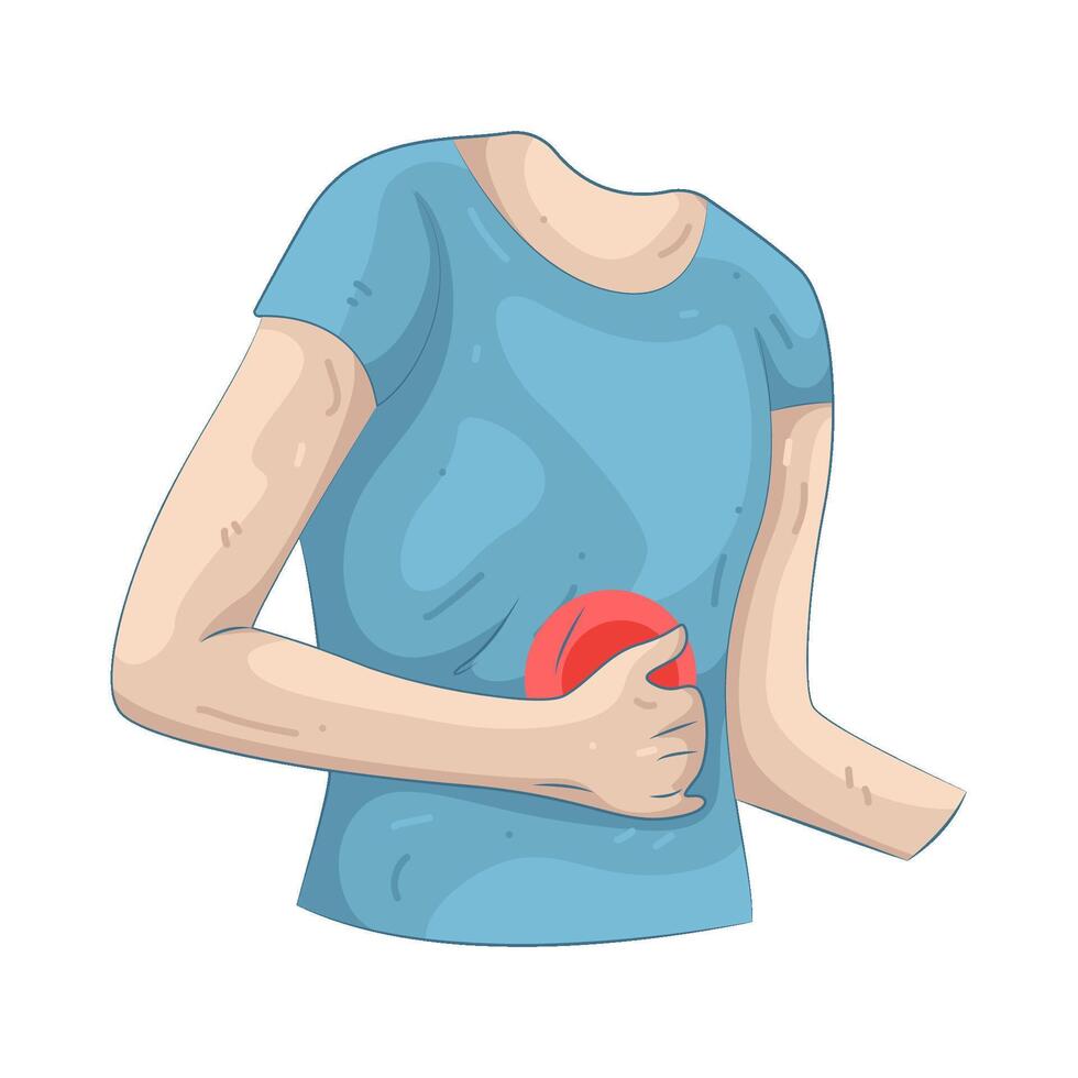 Illustration of Diarrhea vector