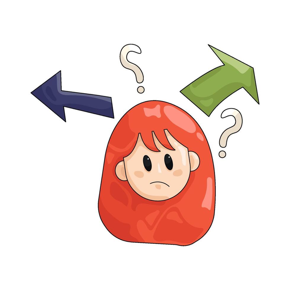 Illustration of Confused vector