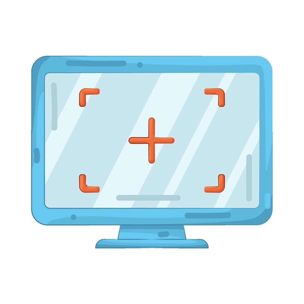 Illustration of screen capture vector