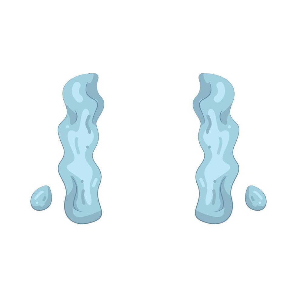 Illustration of tear drop vector