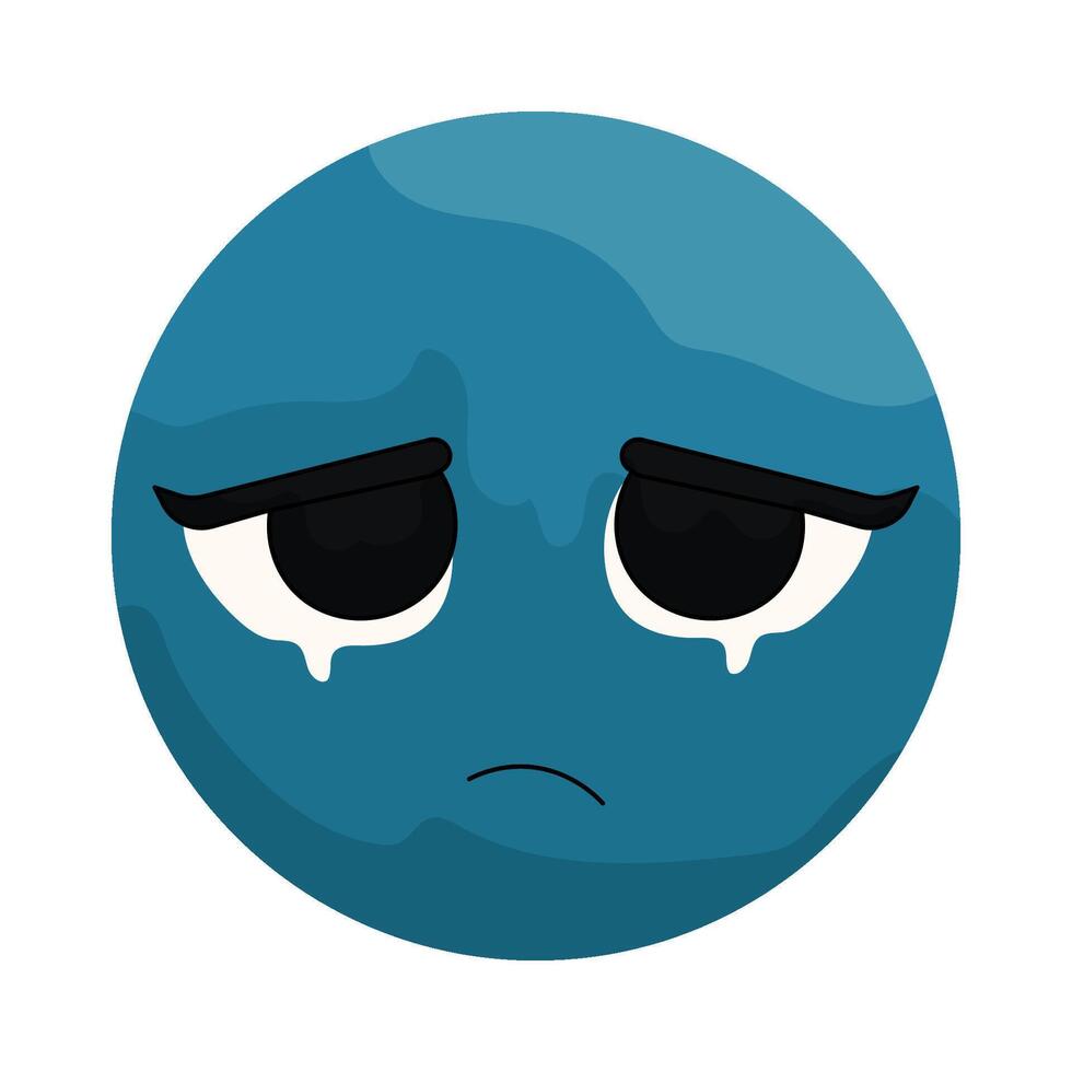 Illustration of Crying vector