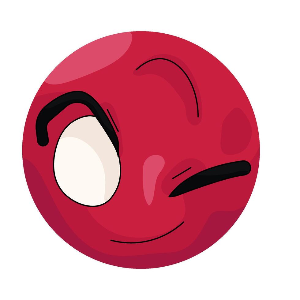 Illustration of Winking vector