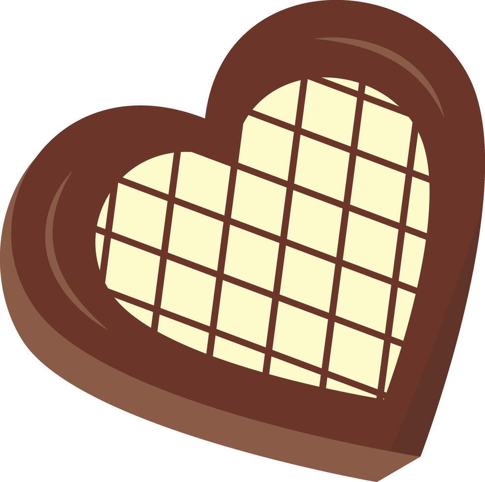 Illustration of Chocolate Dessert. Isolated on White Background vector