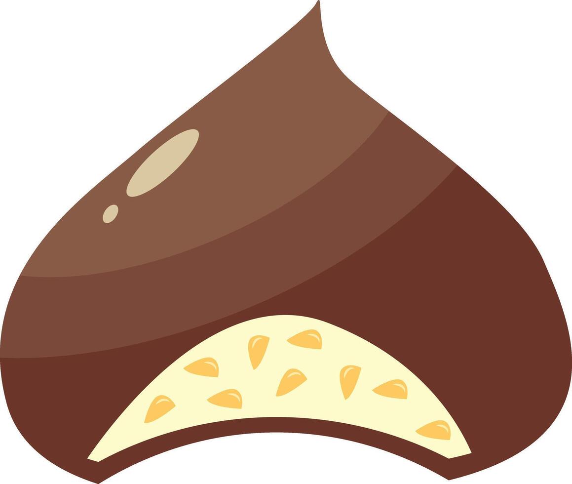 Illustration of Chocolate Dessert, Isolated on White Background, vector