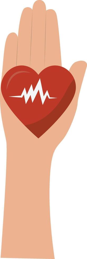 Blood Donation Icon with Cartoon Design, vector