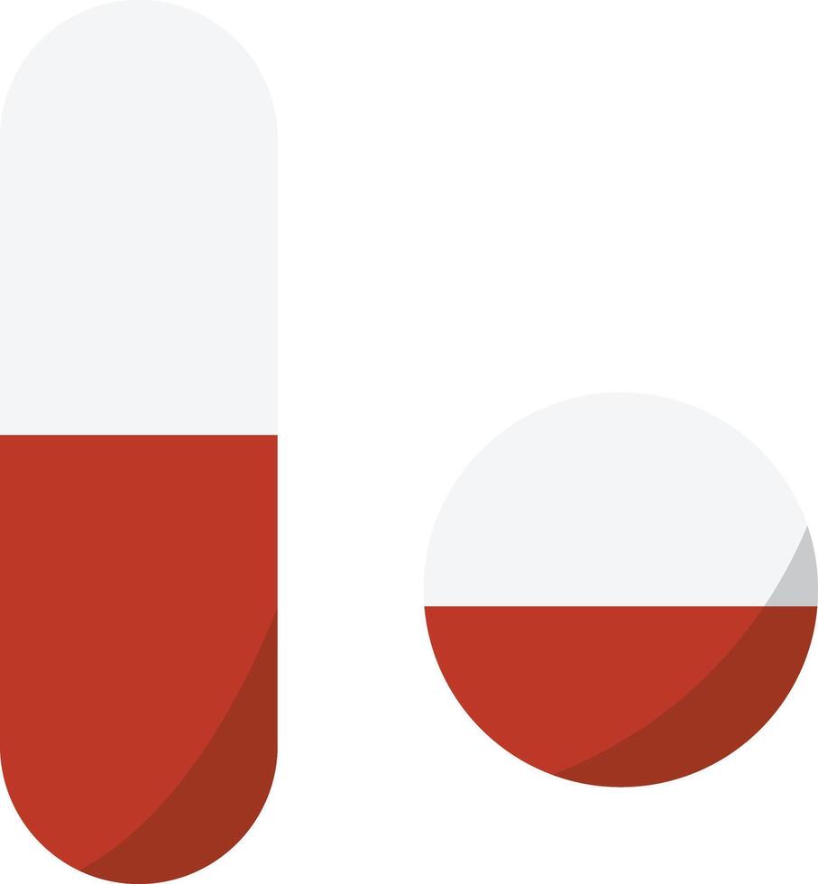 Blood Donation Icon with Flat Design, Isolated on White Background, vector