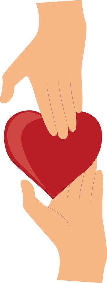 Blood Donor Clipart, Isolated on White Background, vector