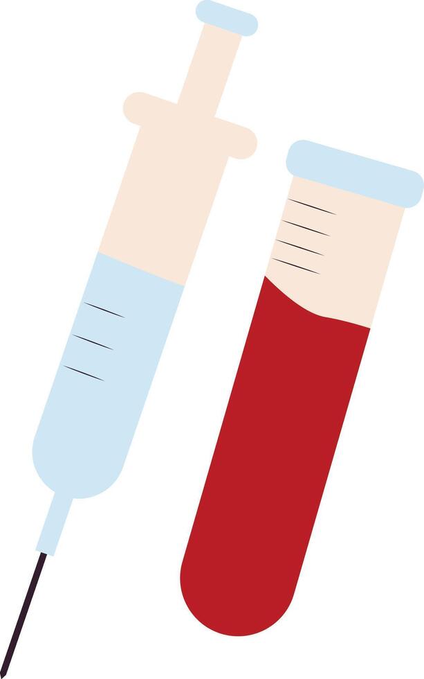 Blood Donor Clipart with Cartoon Design vector
