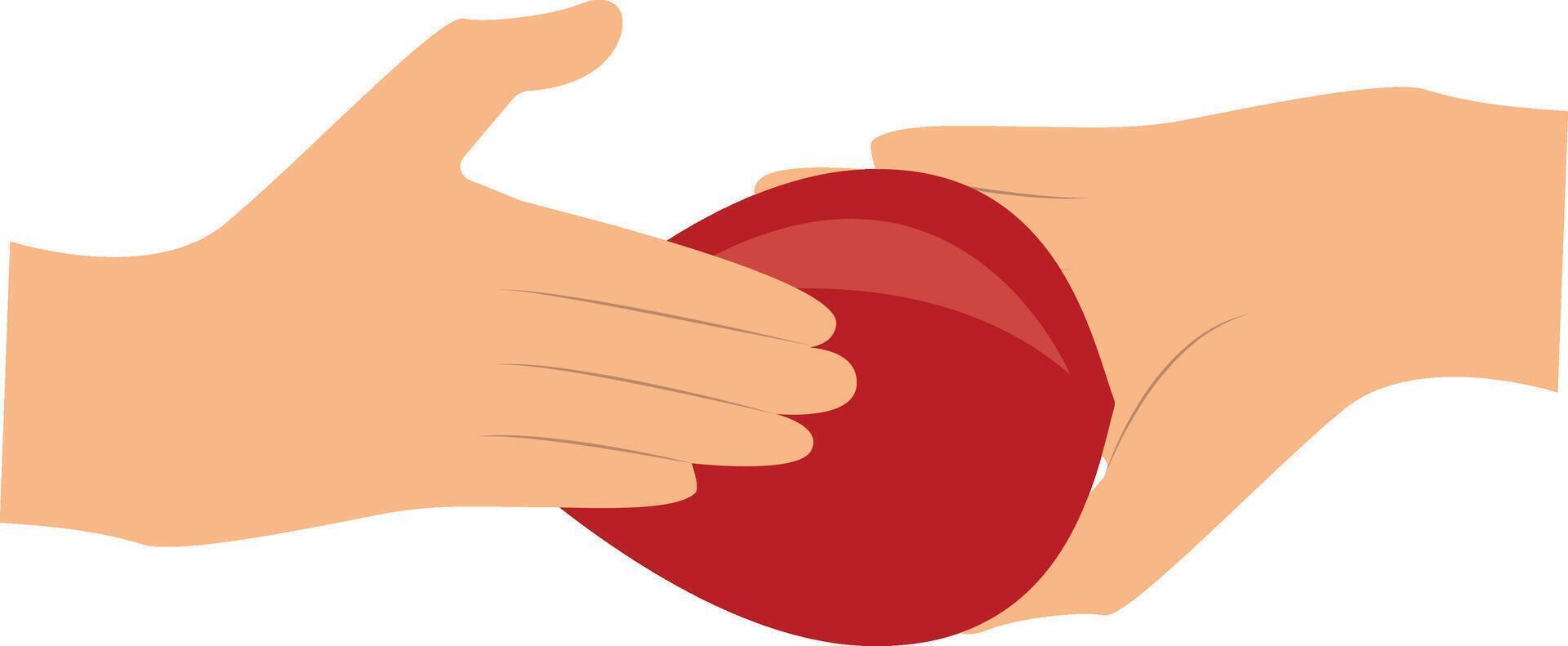 Blood Donor Clipart with Cartoon Concept. vector