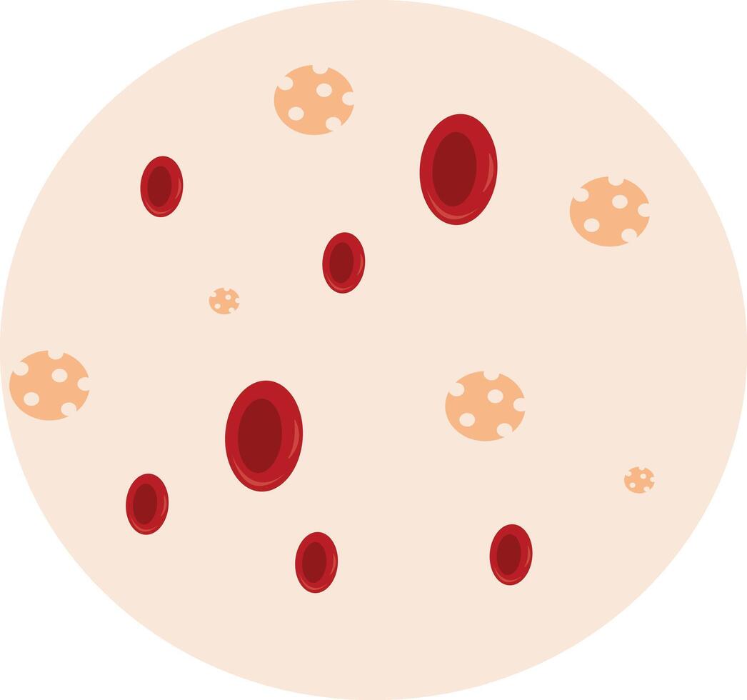 Blood Donor Clipart with Cartoon Design, Isolated on White Background. vector