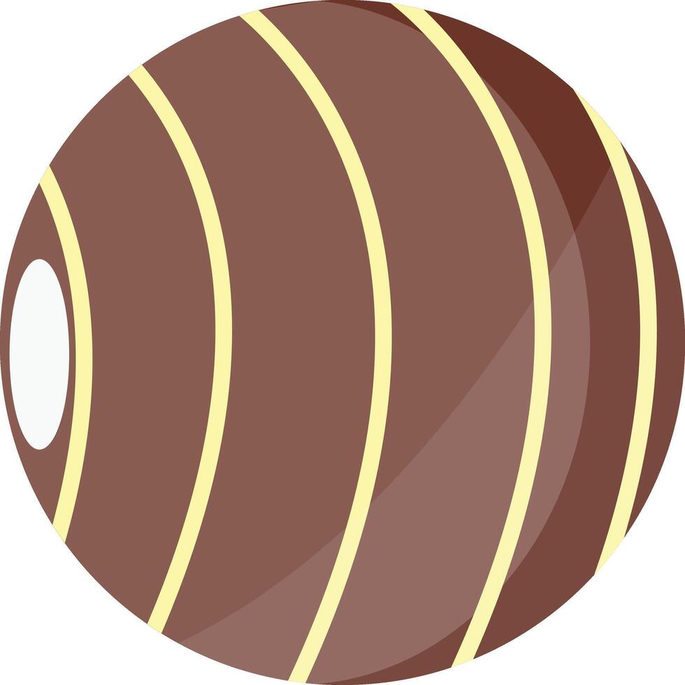 Sweet Chocolate Snack Illustration. Isolated on White Background, vector
