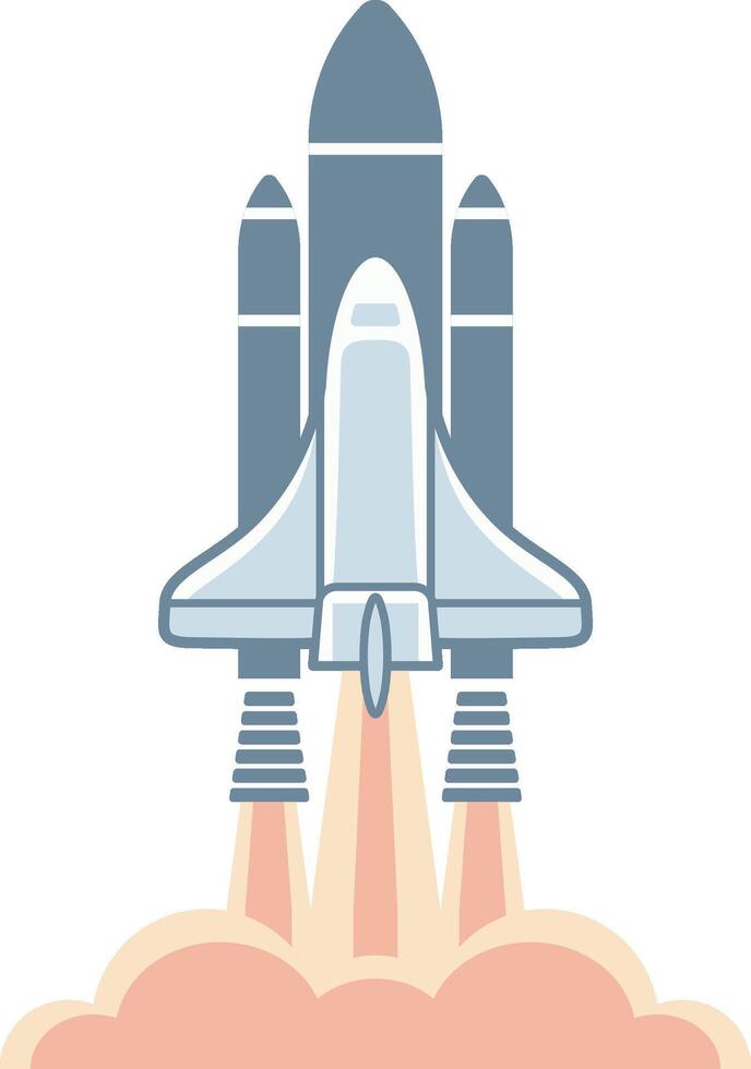 Space Shuttle Launch. vector