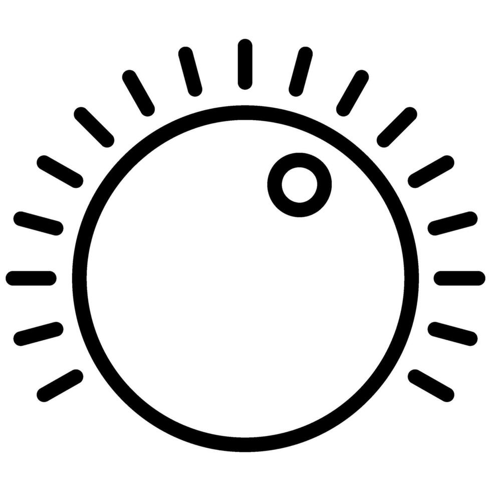 Volume Control Icon, Black And White Outline Icon Symbol vector