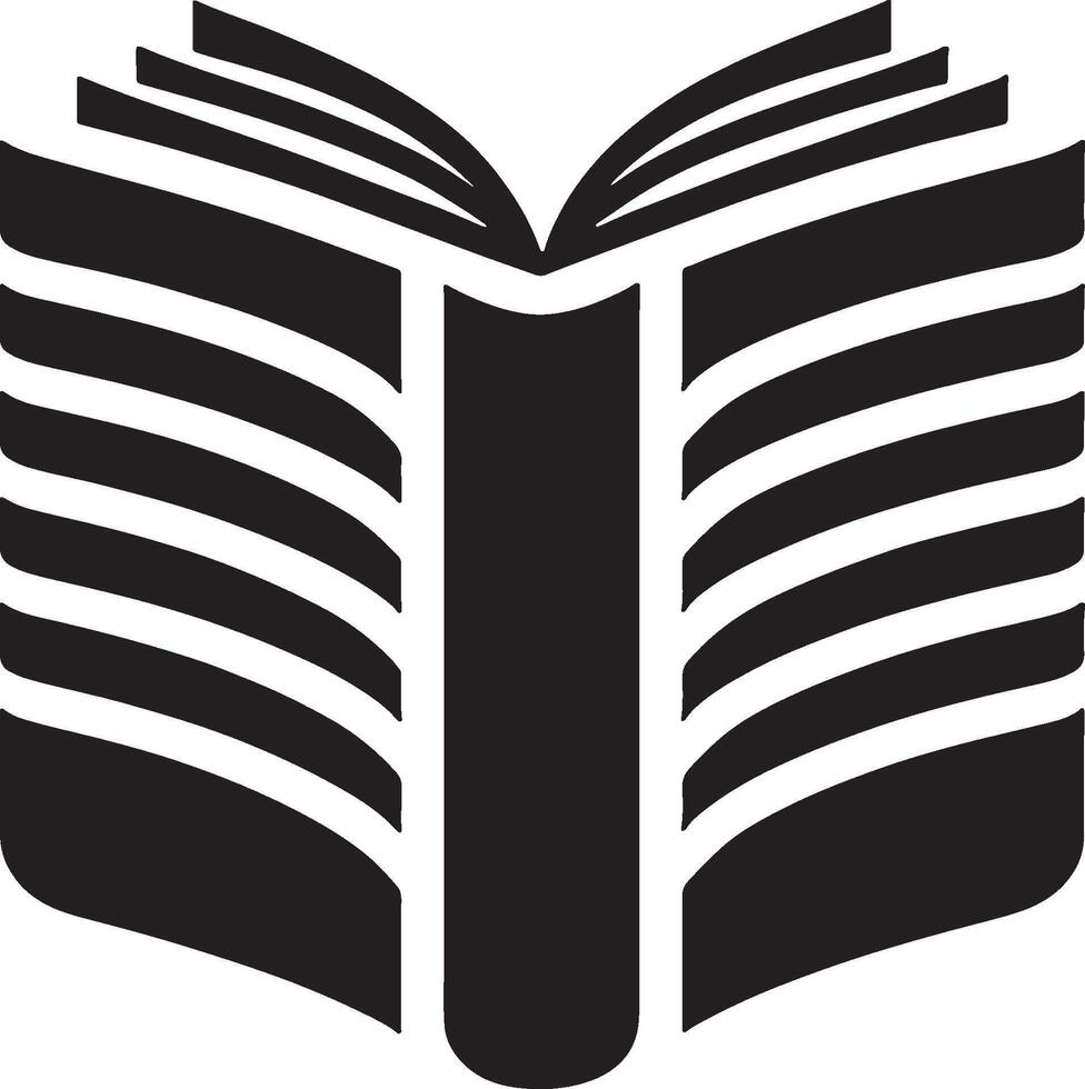 Open book icon illustration vector