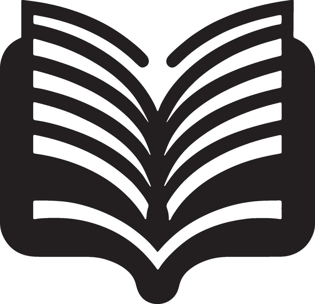 Open book illustration on a white background vector