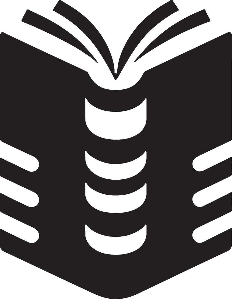 Open book illustration with background vector