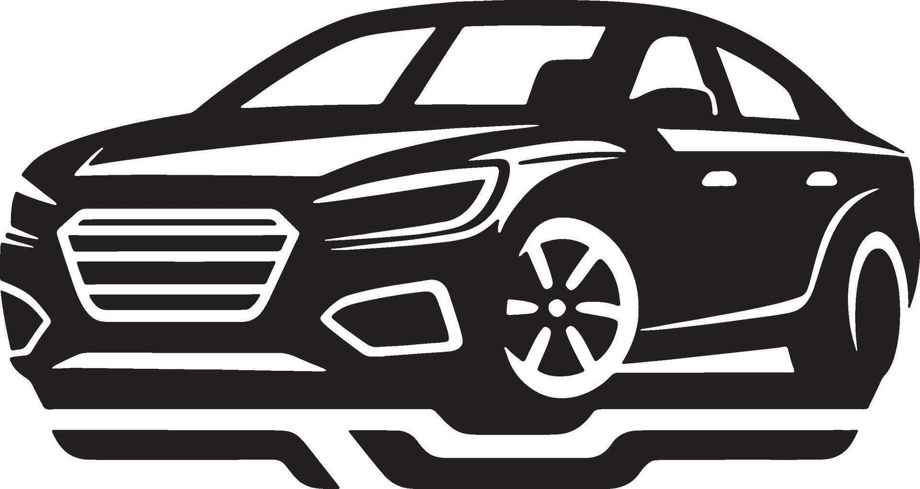 Car icon illustration with white background vector
