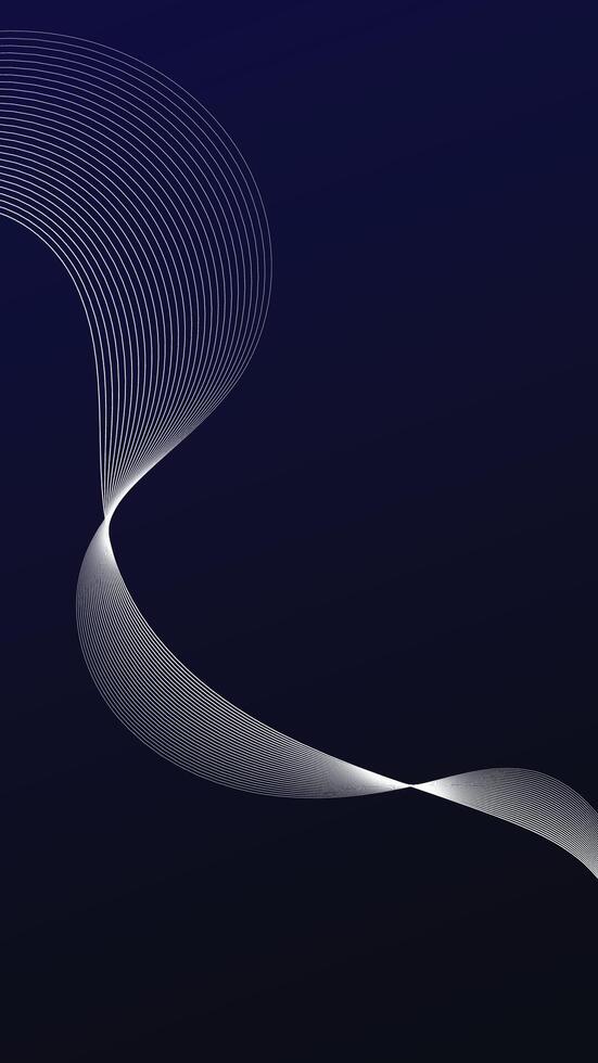 vertical background with simple wireframe illustration vector