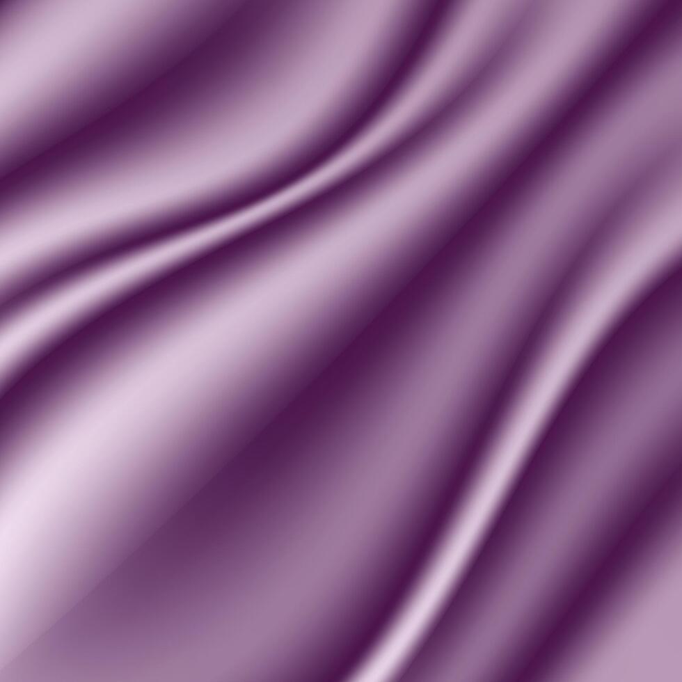 A purple fabric background with wavy lines vector