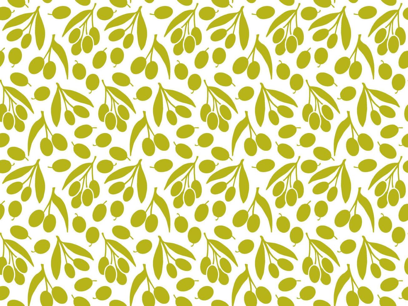 Seamless olive branch pattern with berries and leaves. Ideal for natural cosmetic packaging, soap labels, textiles, wrapping paper, and scrapbooking. vector