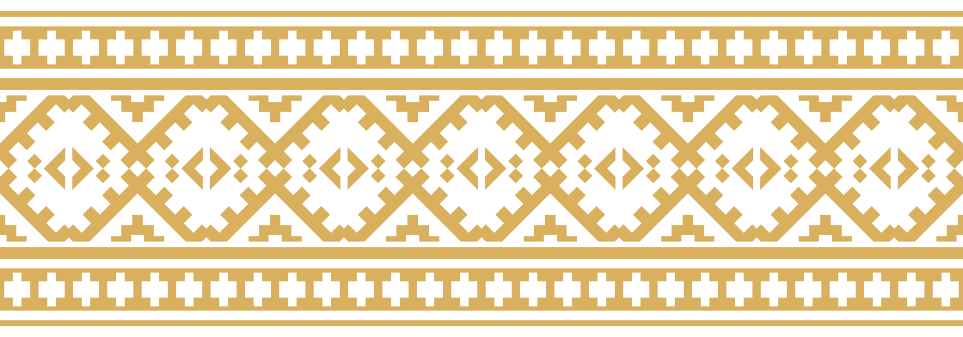 Seamless ethnic textile aztec abstract border and antique pattern. png