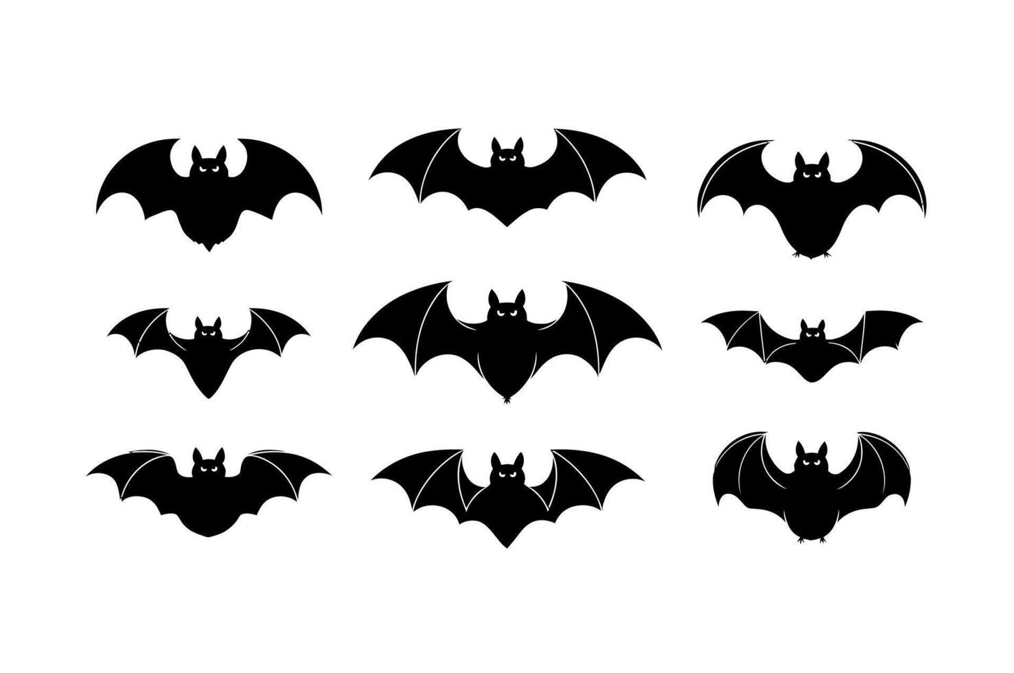 Bat Silhouette illustration vector