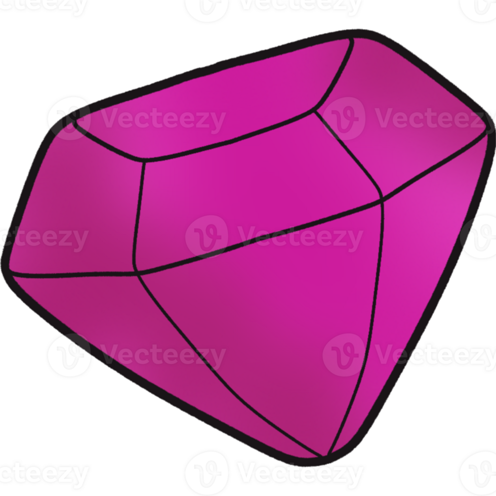 The illustration of a diamond png