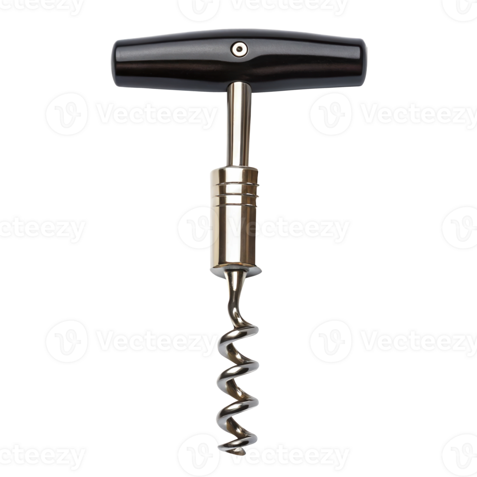 Corkscrew wine opener isolated on transparent background png