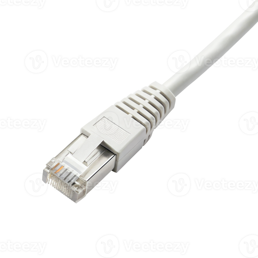 White network cable with transparent background connecting global systems png