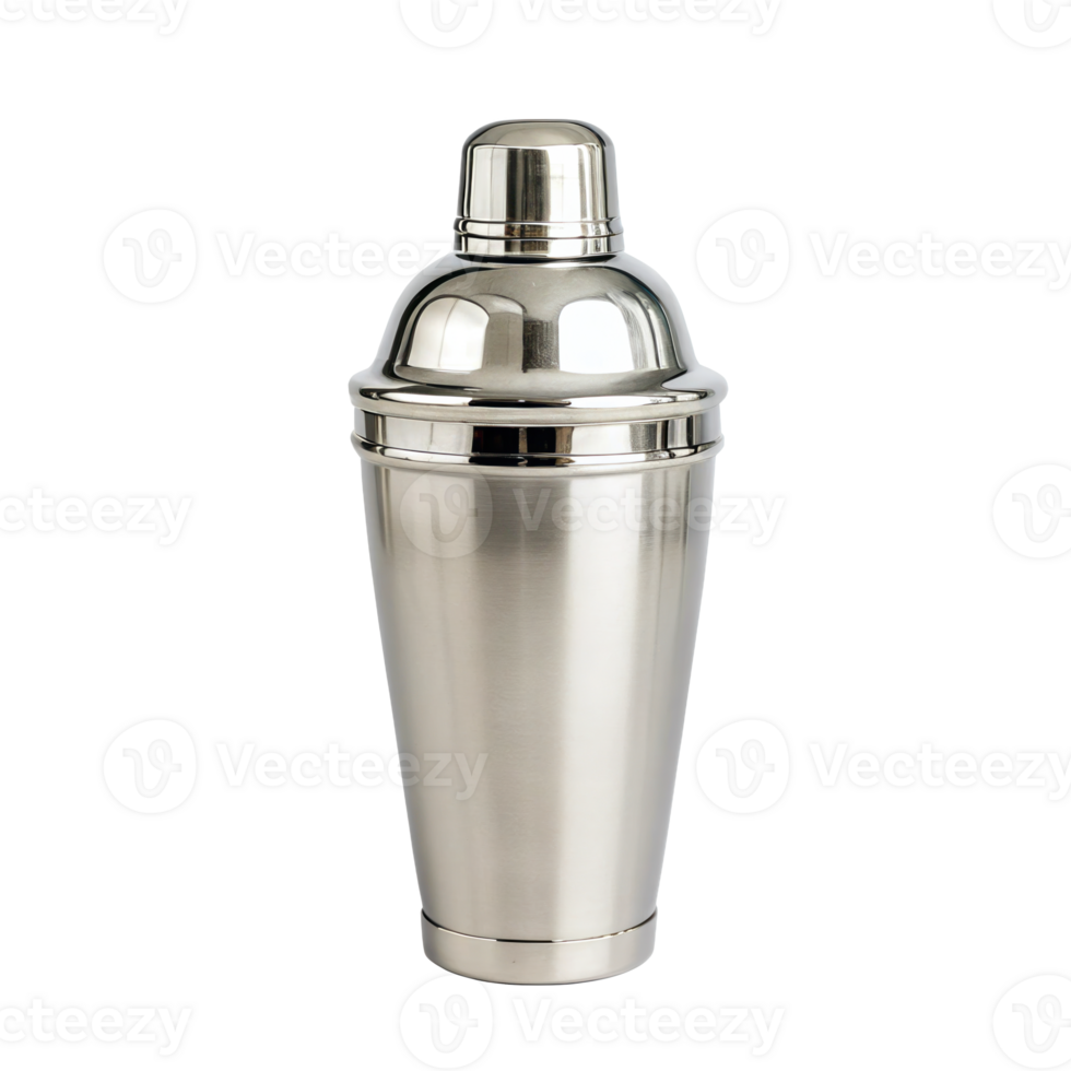 Cocktail shaker isolated on transparent background representing bartending and mixology png