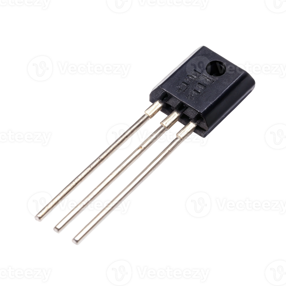 Hall effect magnetic sensor isolated on white background with transparent background png