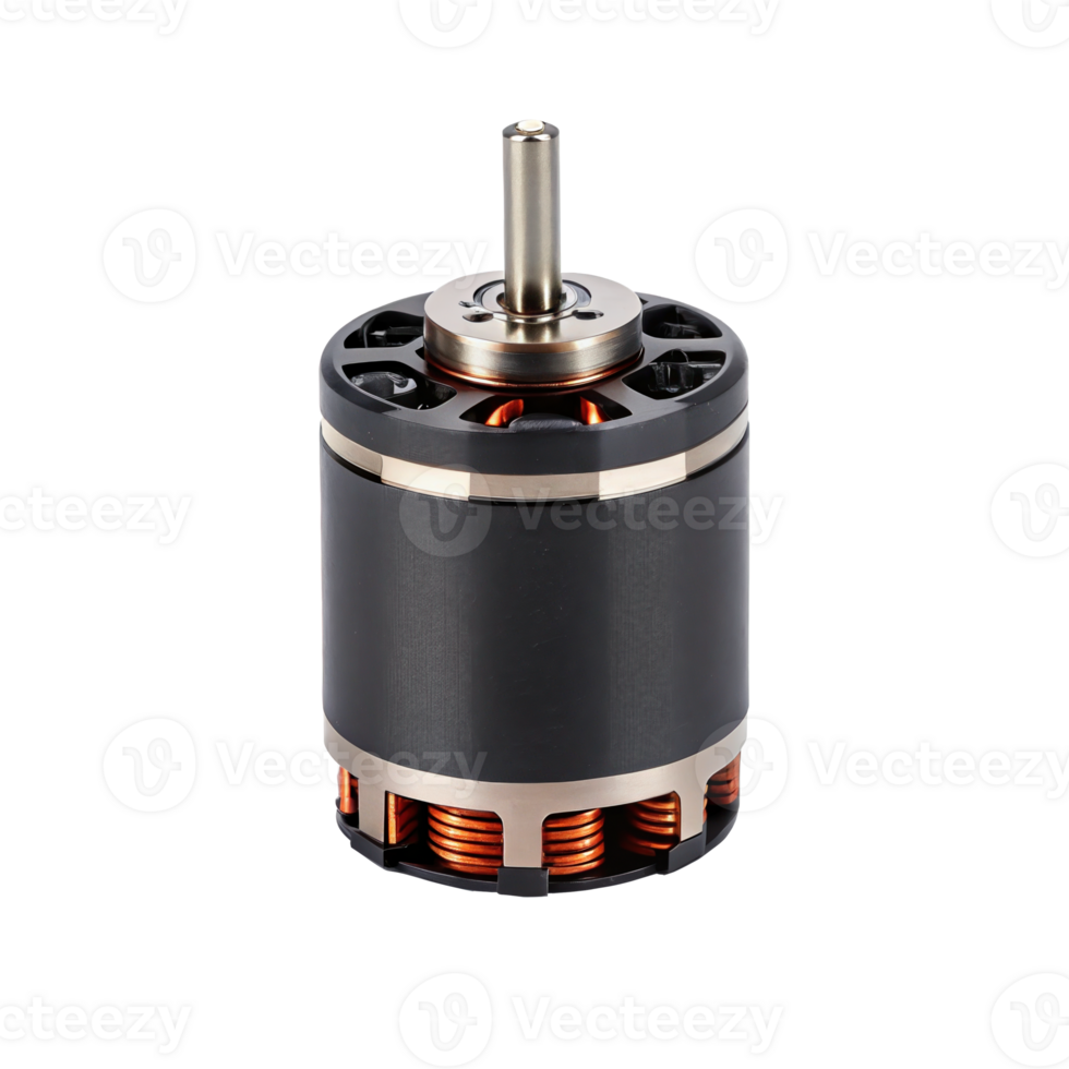 Brushless dc motor isolated on transparent background png
