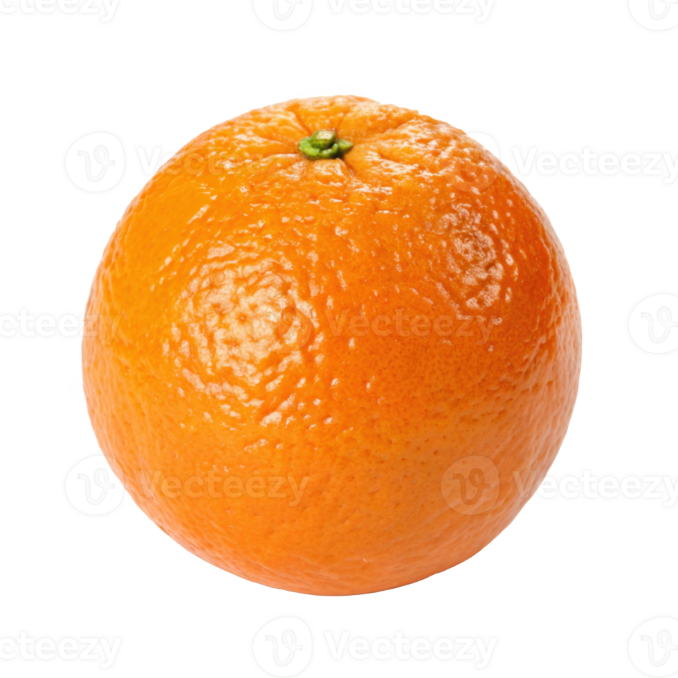 Ripe orange fruit isolated on transparent background png