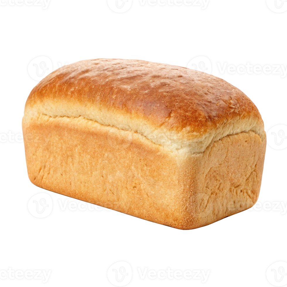 Freshly baked loaf of bread isolated on transparent background png