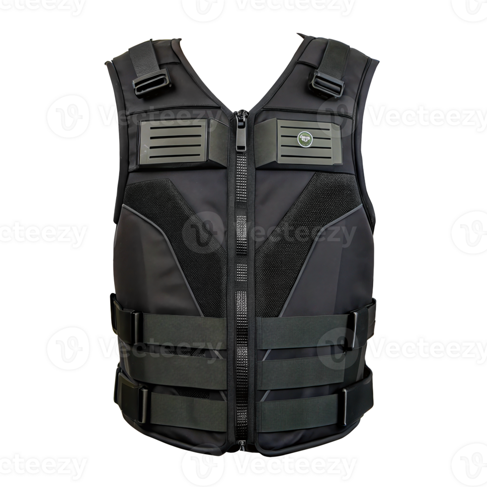 Haptic feedback gaming vest isolated on transparent background png